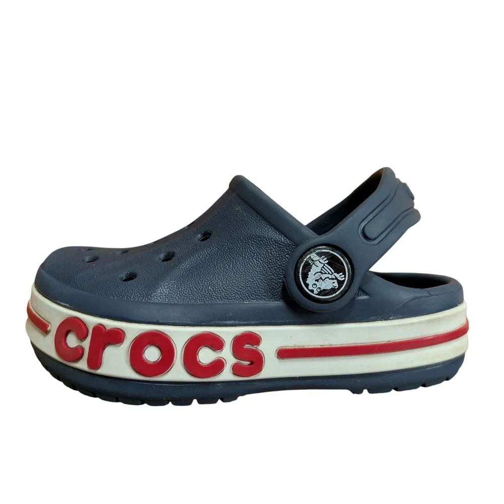 Crocs Bayaband Blue Clogs Childs Size 6